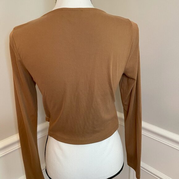 Cinched Front Crop Top size Large Nordstrom - Picture 5 of 7